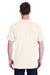 LAT 6901 Mens Fine Jersey Short Sleeve Crewneck T-Shirt Heather Natural Model Back
