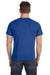 LAT 6901 Mens Fine Jersey Short Sleeve Crewneck T-Shirt Vintage Royal Blue Model Back