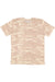 LAT 6901 Mens Fine Jersey Short Sleeve Crewneck T-Shirt Natural Camo Flat Front