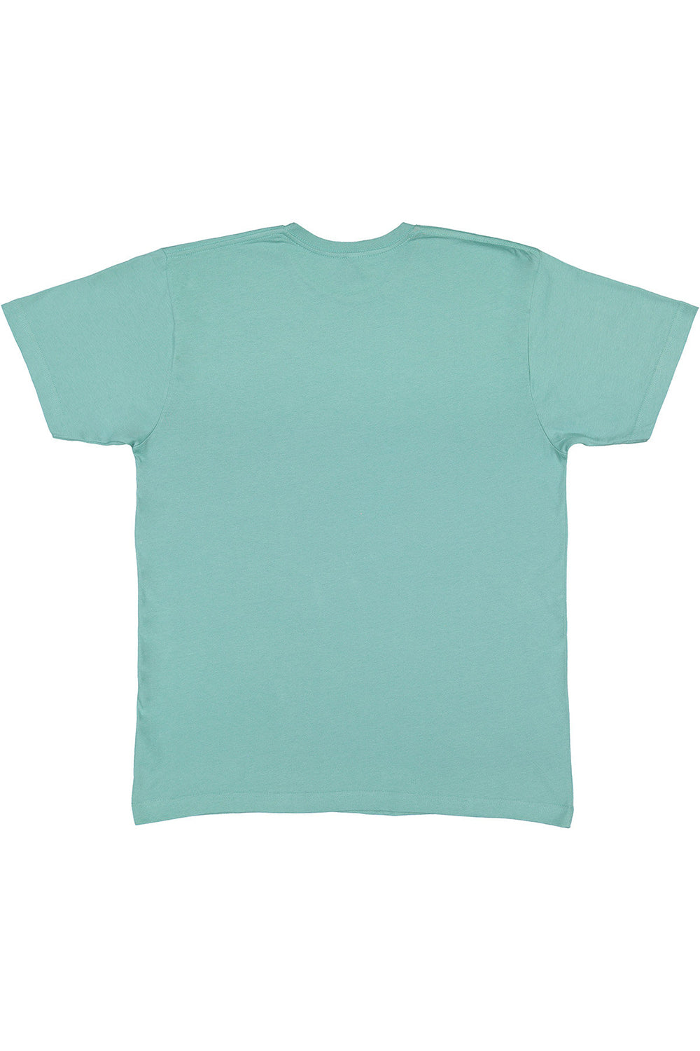 LAT 6901 Mens Fine Jersey Short Sleeve Crewneck T-Shirt Saltwater Green Flat Back