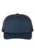 Richardson Hats 113 Mens Foamie Snapback Trucker Hat Navy Blue Flat Front
