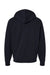 Augusta Sportswear 5414 Mens Fleece Hooded Sweatshirt Hoodie Black Flat Back