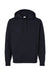 Augusta Sportswear 5414 Mens Fleece Hooded Sweatshirt Hoodie Black Flat Front