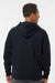 Augusta Sportswear 5414 Mens Fleece Hooded Sweatshirt Hoodie Black Model Back