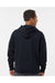 Augusta Sportswear 5414 Mens Fleece Hooded Sweatshirt Hoodie Black Model Back