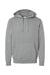Augusta Sportswear 5414 Mens Fleece Hooded Sweatshirt Hoodie Heather Charcoal Grey Flat Front