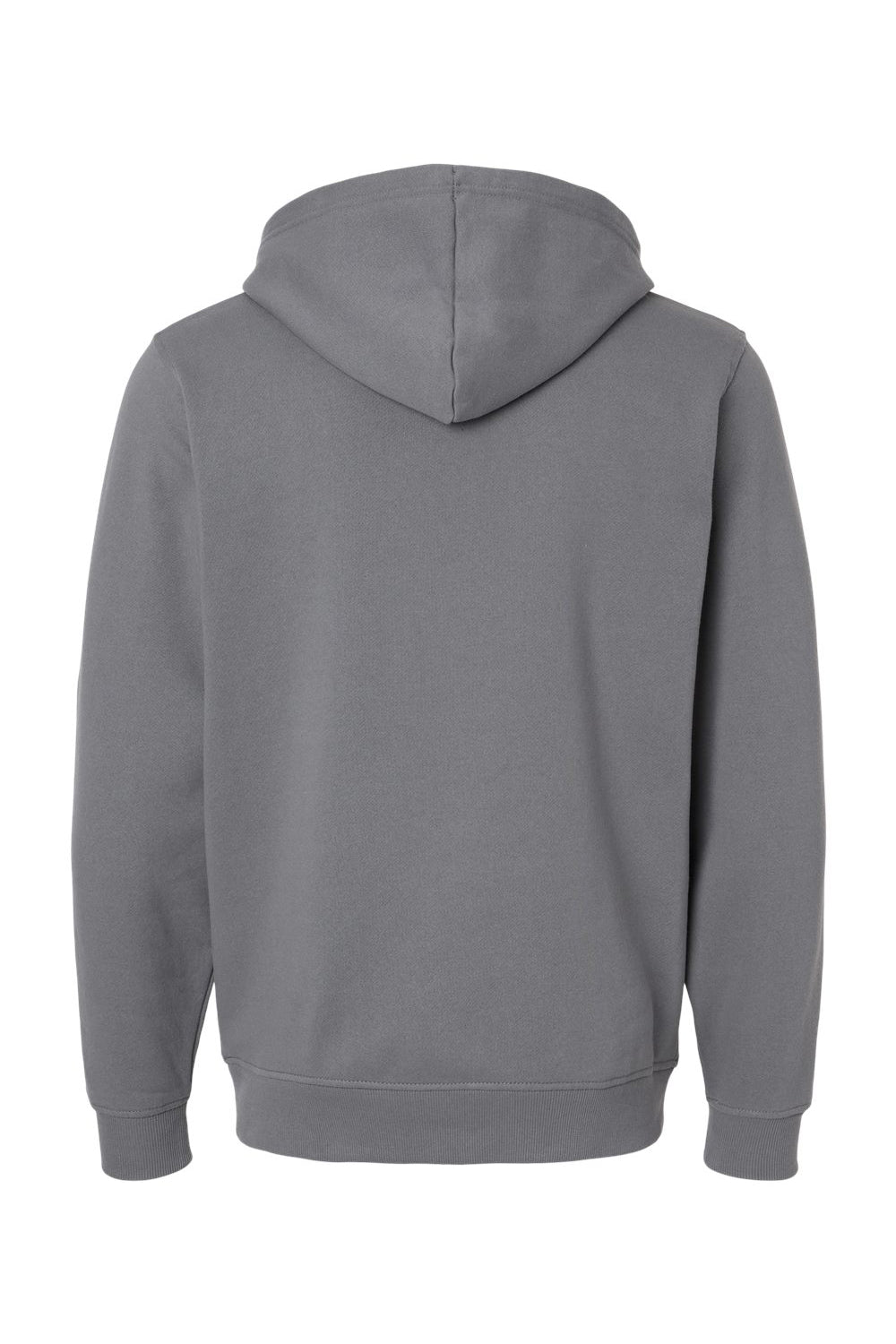 Augusta Sportswear 5414 Mens Fleece Hooded Sweatshirt Hoodie Graphite Grey Flat Back