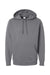 Augusta Sportswear 5414 Mens Fleece Hooded Sweatshirt Hoodie Graphite Grey Flat Front
