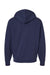Augusta Sportswear 5414 Mens Fleece Hooded Sweatshirt Hoodie Navy Blue Flat Back