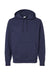 Augusta Sportswear 5414 Mens Fleece Hooded Sweatshirt Hoodie Navy Blue Flat Front
