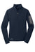 Eddie Bauer EB235 Womens Performance Fleece 1/4 Zip Sweatshirt w/ Pocket River Navy Blue Flat Front