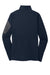 Eddie Bauer EB235 Womens Performance Fleece 1/4 Zip Sweatshirt w/ Pocket River Navy Blue Flat Back