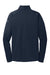 Eddie Bauer EB234 Mens Performance Fleece 1/4 Zip Sweatshirt w/ Pocket River Navy Blue Flat Back