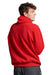 Russell Athletic 695HBM Mens Dri-Power Moisture Wicking Hooded Sweatshirt Hoodie w/ Pouch Pocket True Red Model Back