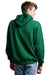 Russell Athletic 695HBM Mens Dri-Power Moisture Wicking Hooded Sweatshirt Hoodie w/ Pouch Pocket Dark Green Model Back