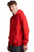 Russell Athletic 695HBM Mens Dri-Power Moisture Wicking Hooded Sweatshirt Hoodie w/ Pouch Pocket True Red Model Side