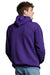 Russell Athletic 695HBM Mens Dri-Power Moisture Wicking Hooded Sweatshirt Hoodie w/ Pouch Pocket Purple Model Back