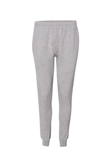 Badger 1215 Mens Athletic Fleece Jogger Sweatpants w/ Pockets Oxford Grey Flat Front