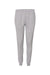 Badger 1215 Mens Athletic Fleece Jogger Sweatpants w/ Pockets Oxford Grey Flat Front