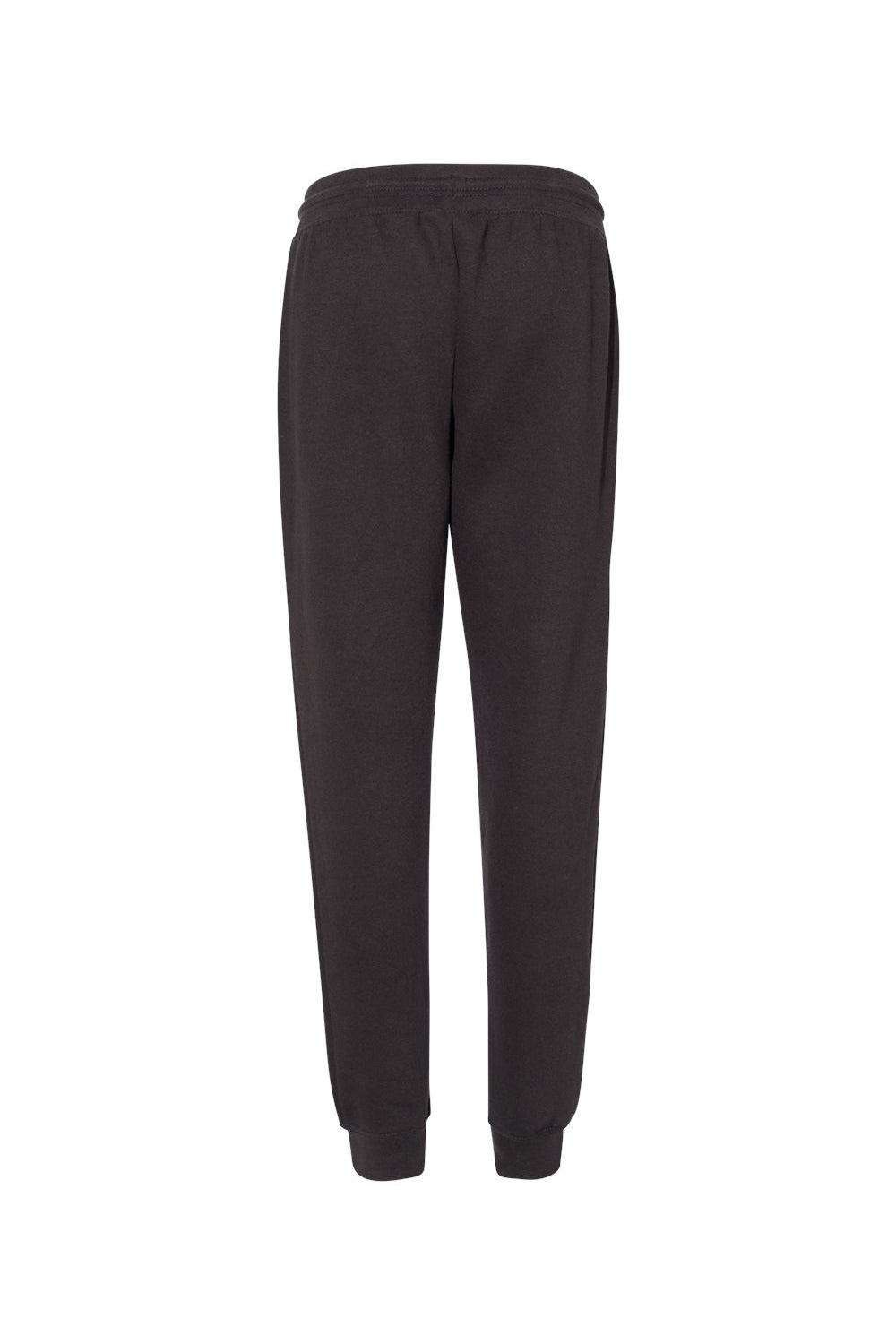 Badger 1216 Womens Athletic Fleece Jogger Sweatpants w/ Pockets Black Flat Back