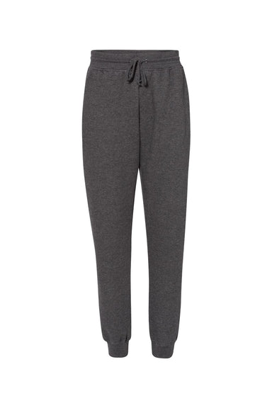 Badger 1216 Womens Athletic Fleece Jogger Sweatpants w/ Pockets Charcoal Grey Flat Front