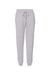 Badger 1216 Womens Athletic Fleece Jogger Sweatpants w/ Pockets Oxford Grey Flat Front