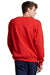 Russell Athletic 698HBM Mens Dri-Power Moisture Wicking Crewneck Sweatshirt True Red Model Back
