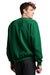 Russell Athletic 698HBM Mens Dri-Power Moisture Wicking Crewneck Sweatshirt Dark Green Model Back