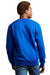 Russell Athletic 698HBM Mens Dri-Power Moisture Wicking Crewneck Sweatshirt Royal Blue Model Back