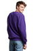 Russell Athletic 698HBM Mens Dri-Power Moisture Wicking Crewneck Sweatshirt Purple Model Back