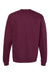 Independent Trading Company SS3000 Mens Crewneck Sweatshirt Maroon Flat Back