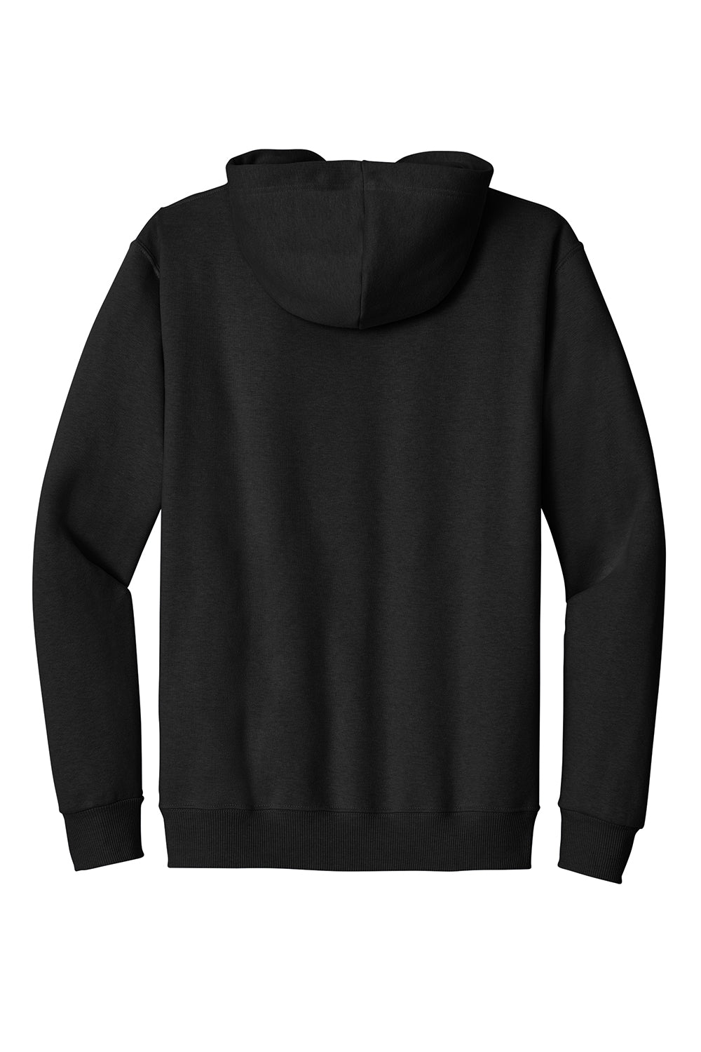 Jerzees 700M/700MR Mens Eco Premium Moisture Wicking Hooded Sweatshirt Hoodie w/ Pouch Pocket Heather Ink Black Flat Back