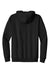 Jerzees 700M/700MR Mens Eco Premium Moisture Wicking Hooded Sweatshirt Hoodie w/ Pouch Pocket Heather Ink Black Flat Back