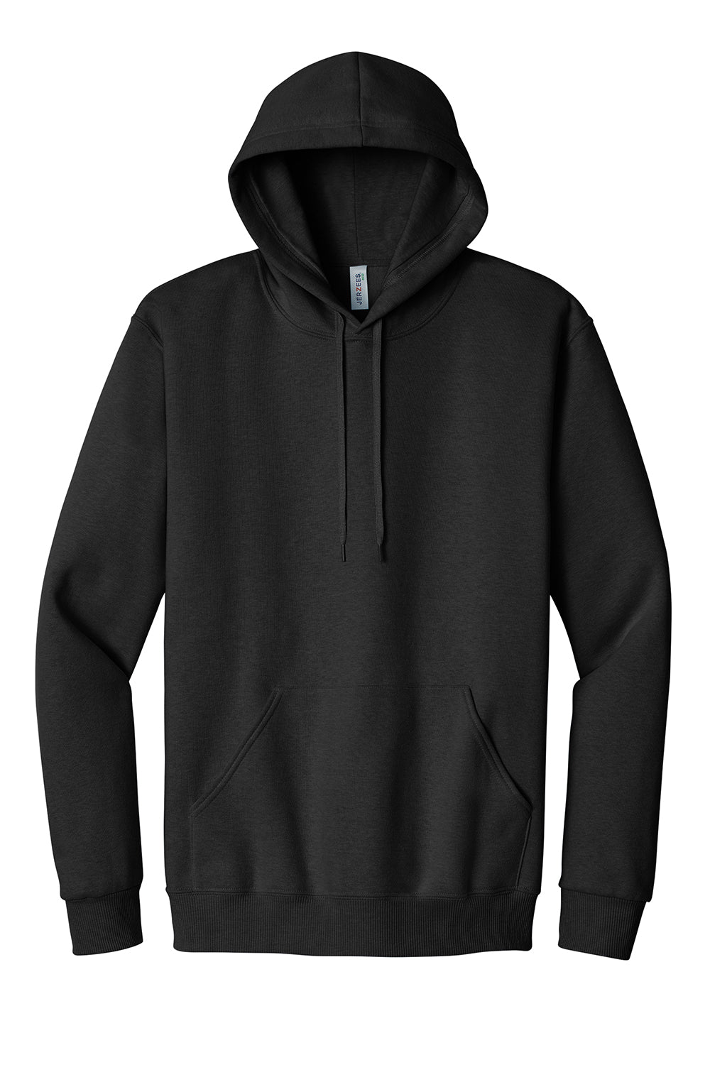 Jerzees 700M/700MR Mens Eco Premium Moisture Wicking Hooded Sweatshirt Hoodie w/ Pouch Pocket Heather Ink Black Flat Front