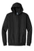 Jerzees 700M/700MR Mens Eco Premium Moisture Wicking Hooded Sweatshirt Hoodie w/ Pouch Pocket Heather Ink Black Flat Front