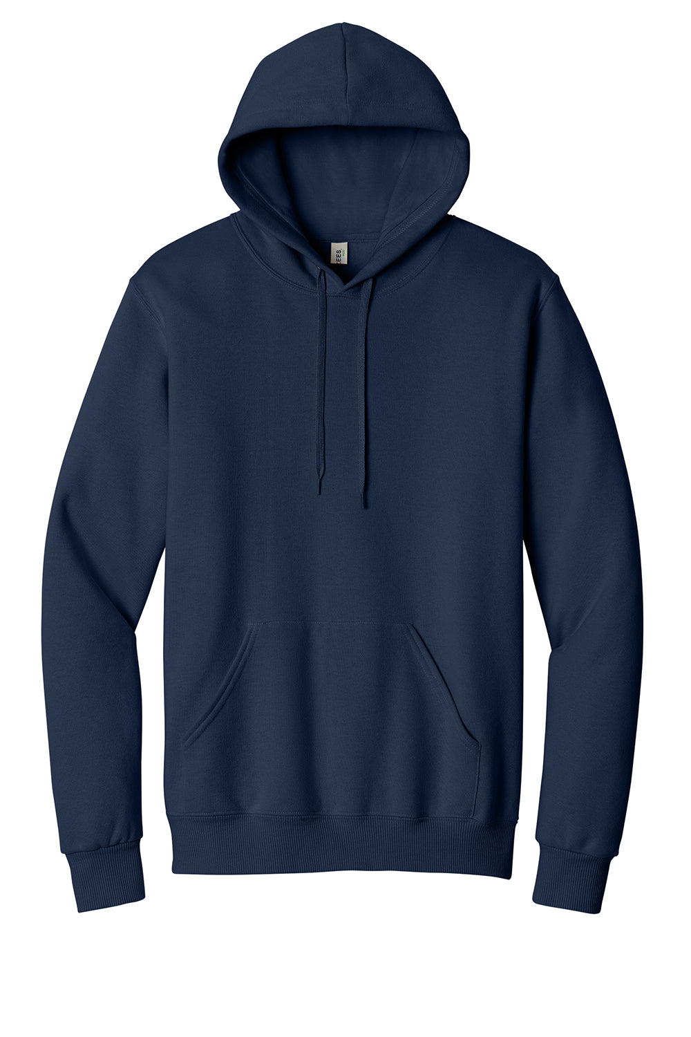 Jerzees 700M/700MR Mens Eco Premium Moisture Wicking Hooded Sweatshirt Hoodie w/ Pouch Pocket Navy Blue Flat Front