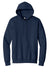Jerzees 700M/700MR Mens Eco Premium Moisture Wicking Hooded Sweatshirt Hoodie w/ Pouch Pocket Navy Blue Flat Front