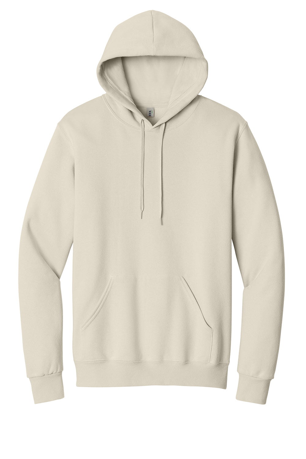 Jerzees 700M/700MR Mens Eco Premium Moisture Wicking Hooded Sweatshirt Hoodie w/ Pouch Pocket Heather Sweet Cream Flat Front