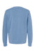 Independent Trading Company PRM3500 Mens Pigment Dyed Crewneck Sweatshirt Light Blue Flat Back