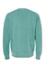 Independent Trading Company PRM3500 Mens Pigment Dyed Crewneck Sweatshirt Mint Green Flat Back