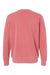 Independent Trading Company PRM3500 Mens Pigment Dyed Crewneck Sweatshirt Pink Flat Back