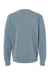 Independent Trading Company PRM3500 Mens Pigment Dyed Crewneck Sweatshirt Slate Blue Flat Back