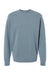 Independent Trading Co. PRM3500 Mens Pigment Dyed Crewneck Sweatshirt Slate Blue Flat Front