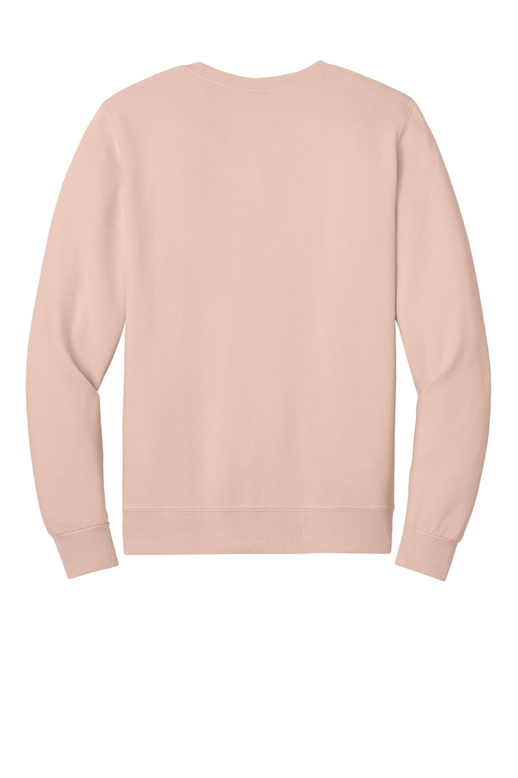 Jerzees 701M/701MR Mens Eco Premium Moisture Wicking Crewneck Sweatshirt Blush Pink Flat Back