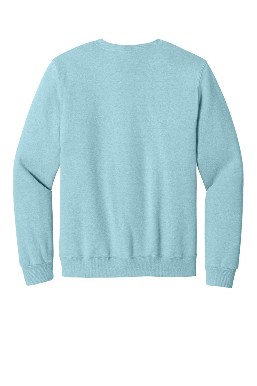 Jerzees 701M/701MR Mens Eco Premium Moisture Wicking Crewneck Sweatshirt Heather Cloud Blue Flat Back