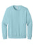 Jerzees 701M/701MR Mens Eco Premium Moisture Wicking Crewneck Sweatshirt Heather Cloud Blue Flat Front