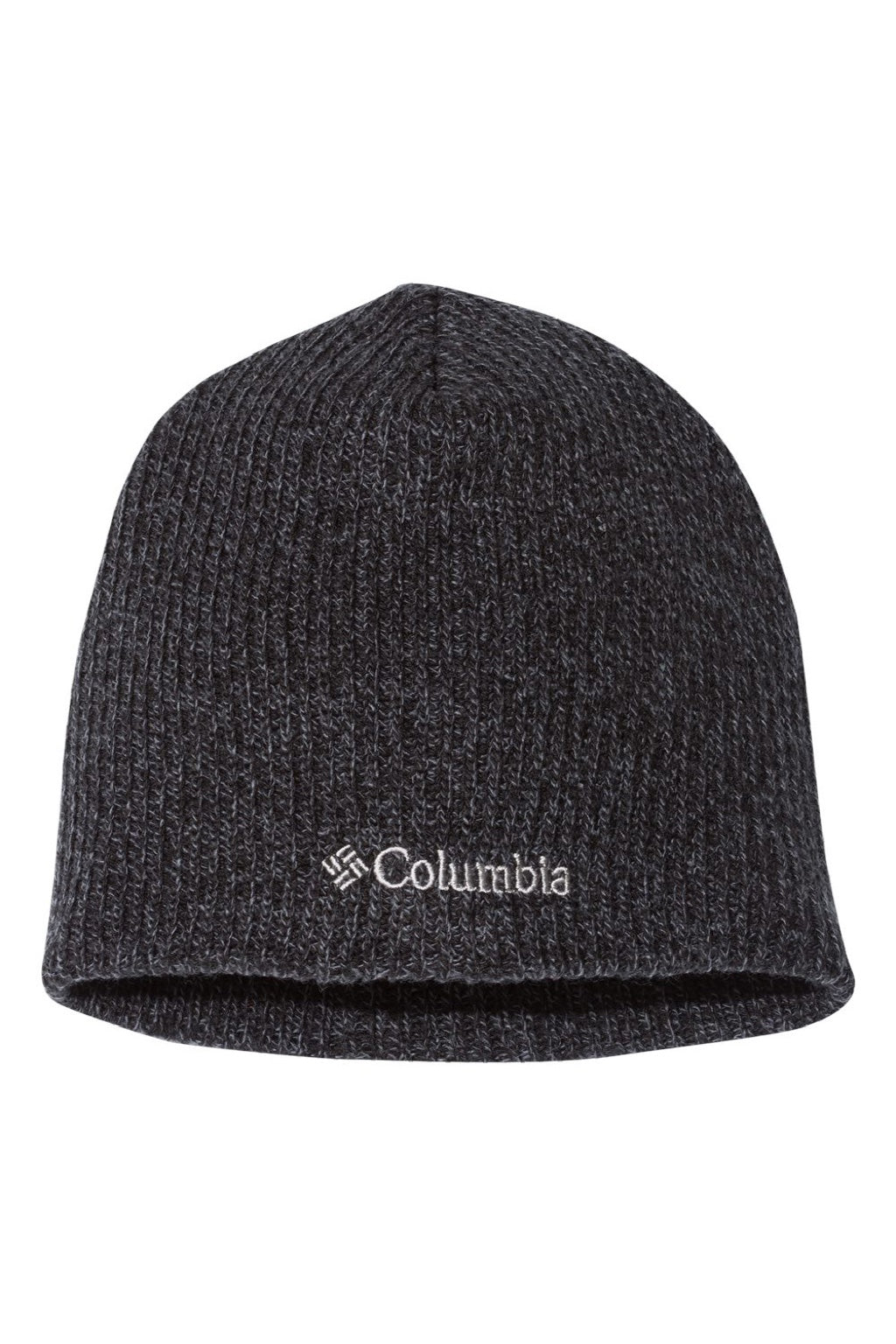 Columbia Hats 118518 Mens Whirlibird Watch Cap Beanie Black/Graphite Grey Marled Flat Front