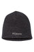 Columbia Hats 118518 Mens Whirlibird Watch Cap Beanie Black/Graphite Grey Marled Flat Front