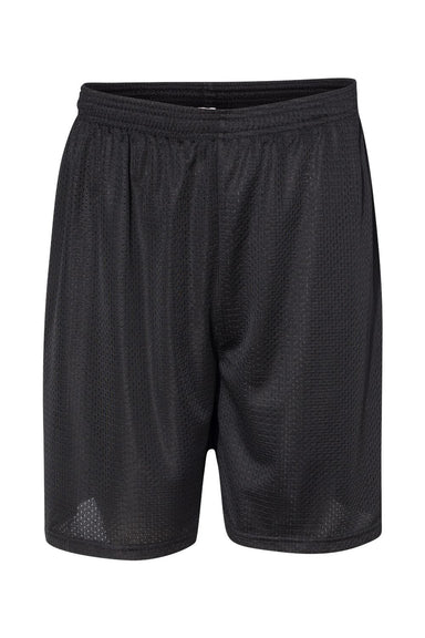 C2 Sport 5107 Mens Mesh Shorts Black Flat Front