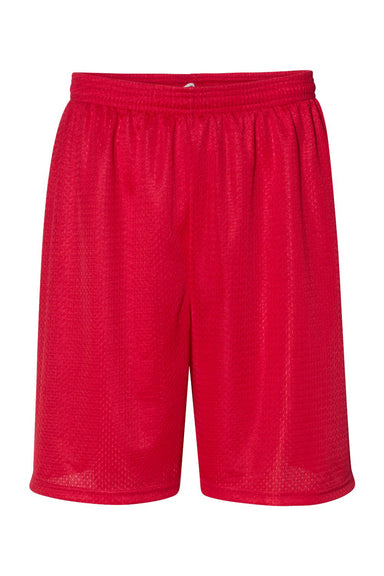 C2 Sport 5107 Mens Mesh Shorts Red Flat Front
